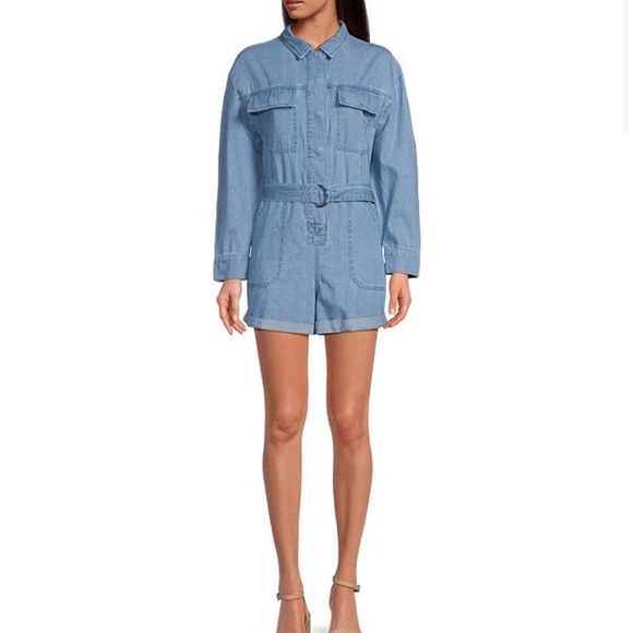 Gianni Bini Jackets & Blazers - Gianni Bini  Blue Denim romper